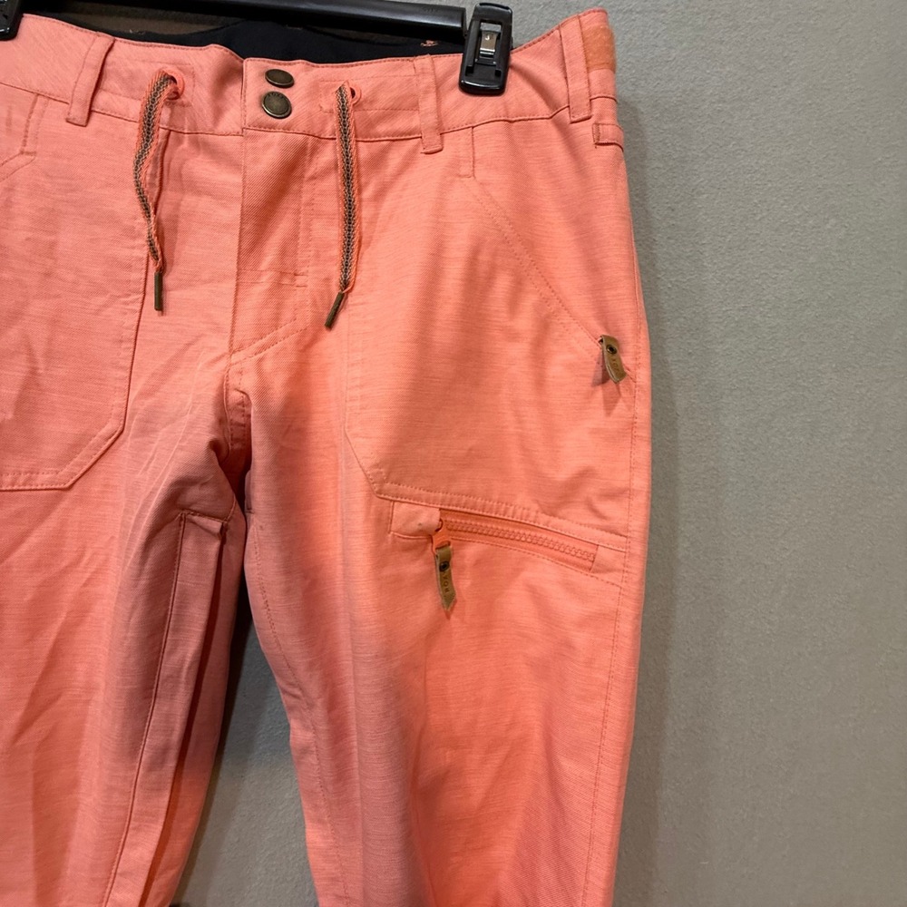 Roxy Backyard Snowboard Ski Pants‎ Coral Women Size S - Picture 2 of 15